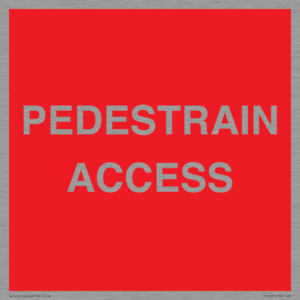 PEDESTRAIN ACCESS